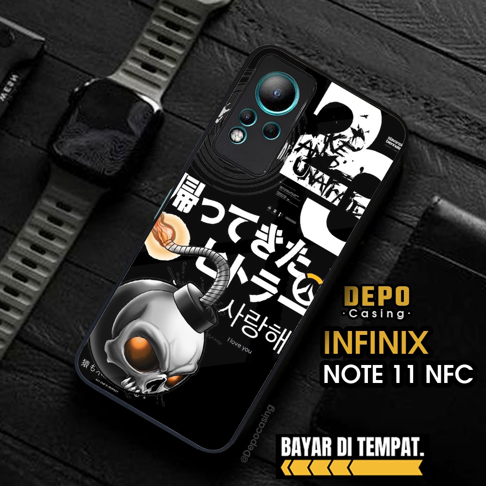 Case Infinix Note 11 NFC Casing Infinix Note 11 NFC Casing Depo Casing [JPNR] Case Glossy Case Aesth
