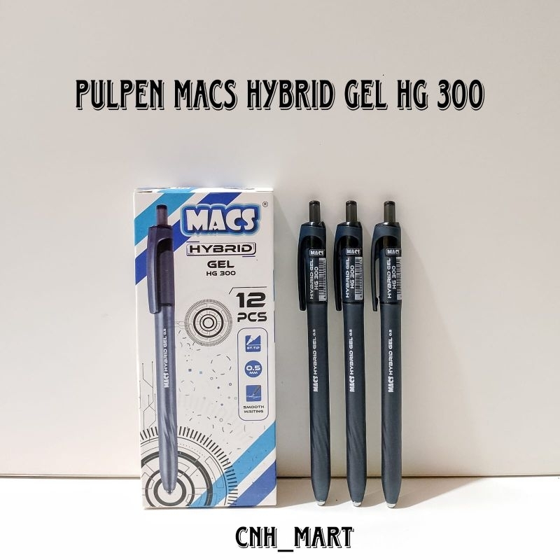 

Balpen Hybrid Gel Cetek 0.5 MACS HG - 300 - Pena Cetek 0.5 MACS HG - 300 - Balpen HG - 300 MACS 0.5 MM - Harga 12 Pcs