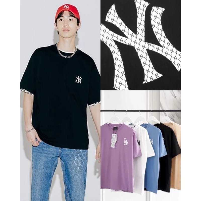 Kaos MLB Korea Mega Logo T-Shirt