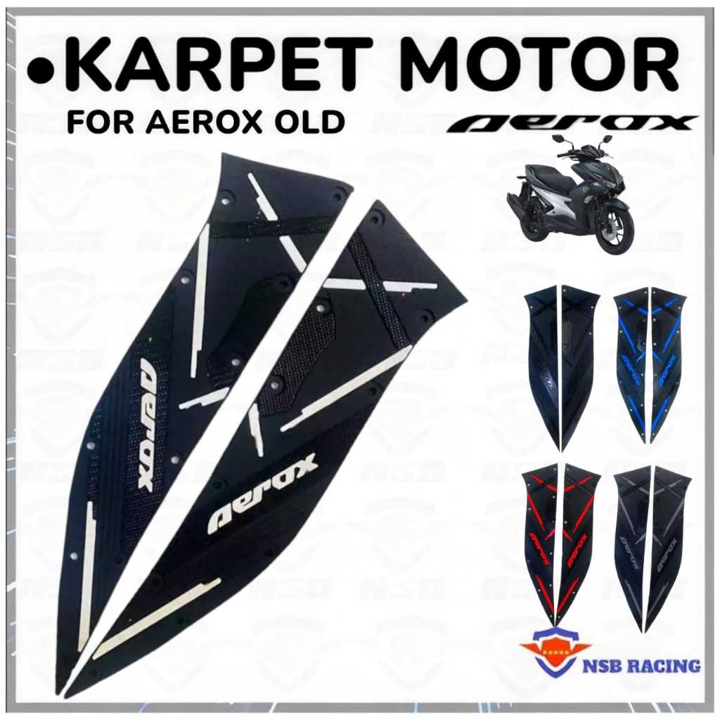 karpet motor aerox old 155 Aerox 2016 - 2020 pijakan kaki aerox old premium quality
