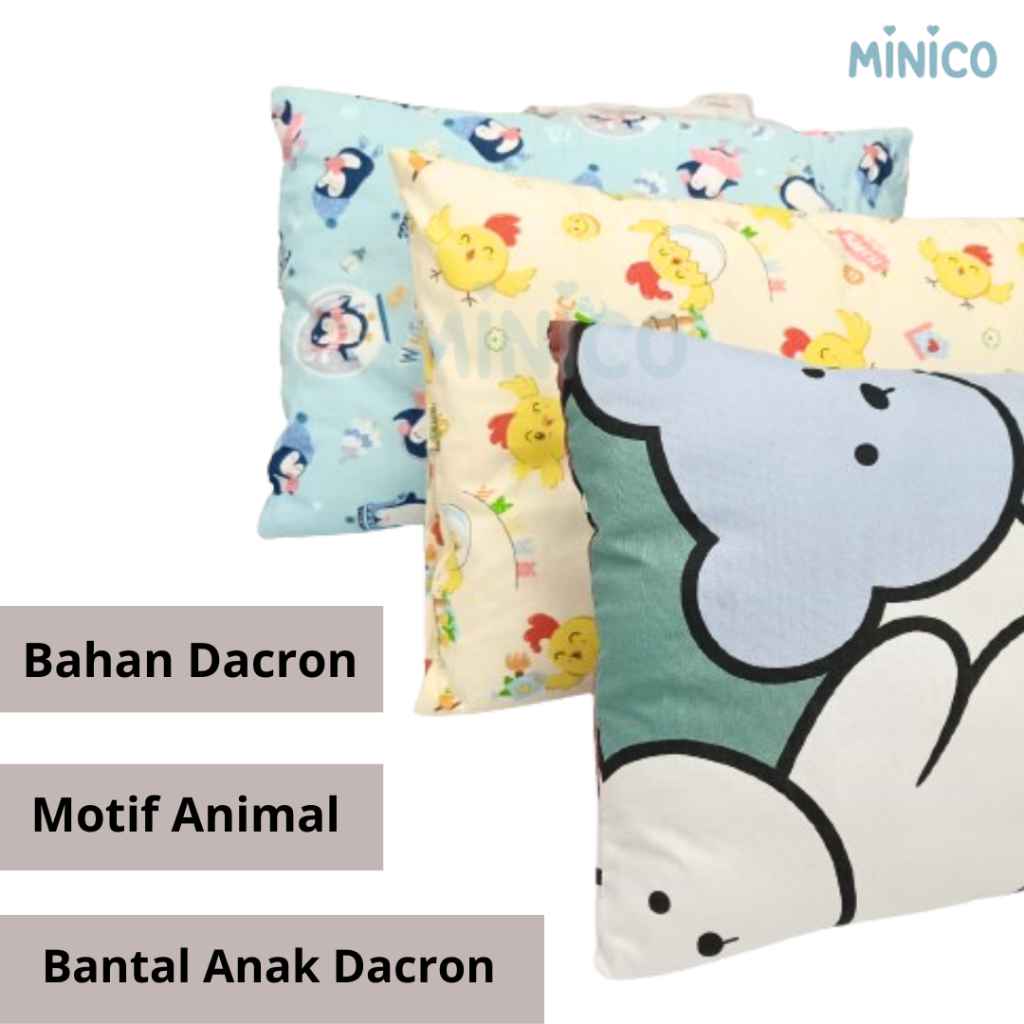 Bantal Anak Dacron Karakter / Bantal Dakron Anak / Bantal Lucu Anak