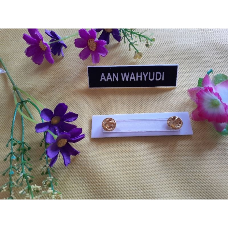 

Papan Nama PDH lis Putih Pegawai