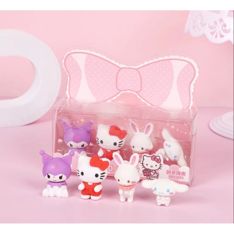 

[ ready stock ] penghapus karakter sanrio non original lucu cinnamoroll kuromi kelinci hello kitty sanrio