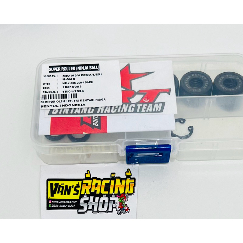ROLLER NINJA BALL BRT BAL ROLER RULER RULLER Nmax Lexi Aerox NEW Mio M3 | Z | 125 | GT125 Xeon Fino 