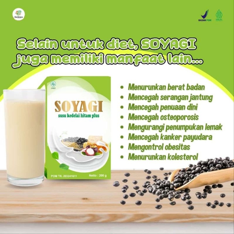 

SUSU SOYAGI DIET/SUSU KEDELAI HITAM RENDAH KALORI 200GR