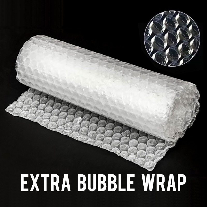 

BUBBLE WRAP EXTRA SAFE PACKET BUBBLE WRAP EXTRA TAMBAH TAMBAHAN PACKING PENGEMASAN AMAN