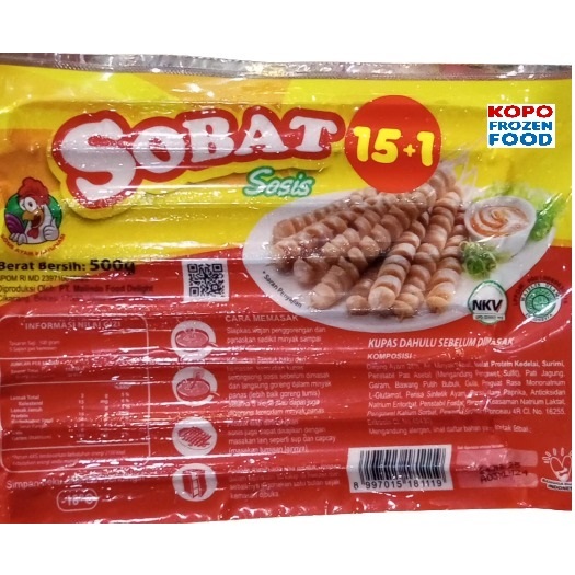 

Sobat Sosis Ayam 15+1 500gram (Tahan Suhu Ruangan 3hari)