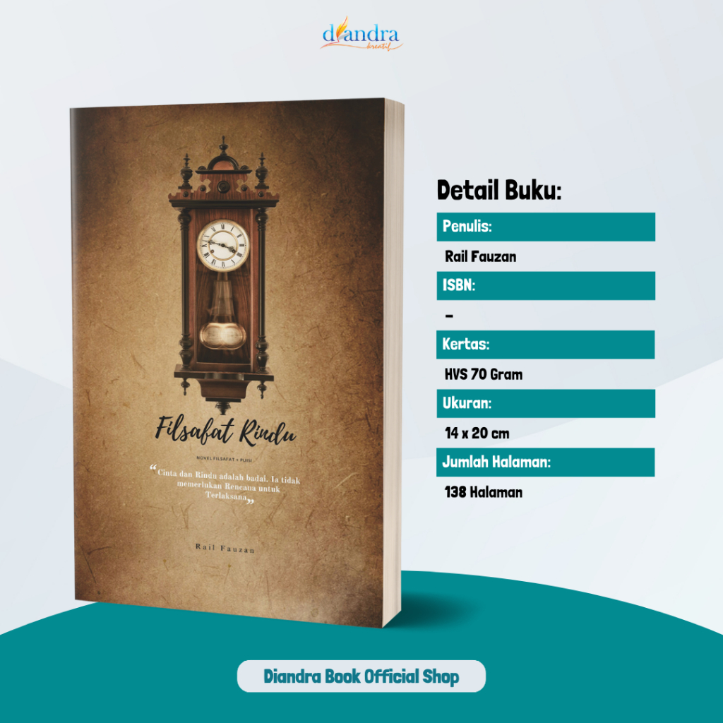 Filsafat Rindu Novel Karya Rail Fauzan