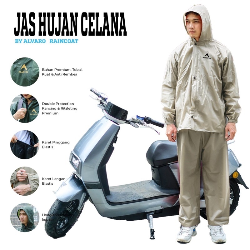Paket Bundling 2 Jas Hujan Alvaro Ponco
