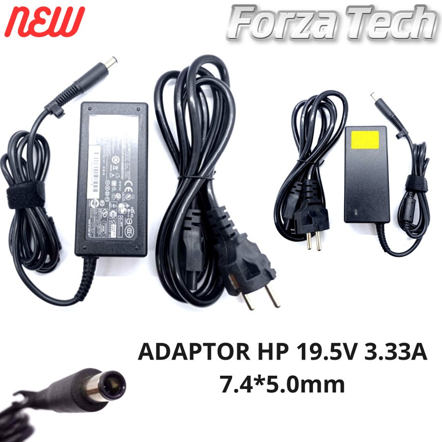 Adaptor Charger HP 200 Pro G4 205 Pro G3 G4 G8 260 G4 AiO 19.5V 3.33A  (7.4*5.0mm) 65W ORIGINAL BERG