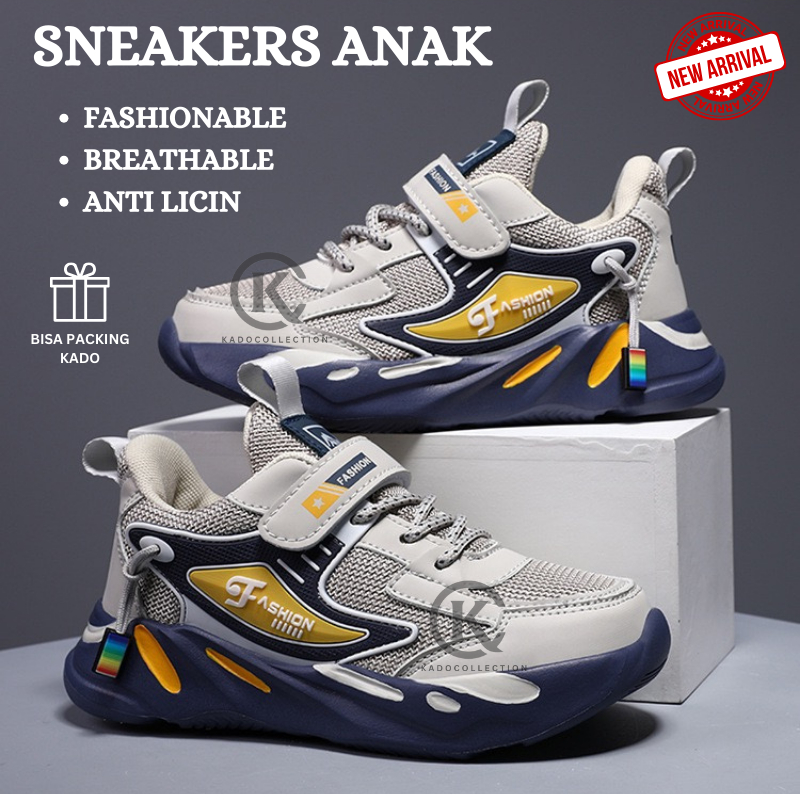 Sepatu Anak Laki-Laki Sepatu Sneakers Anak Laki Laki Perempuan casual Sepatu Anak SD