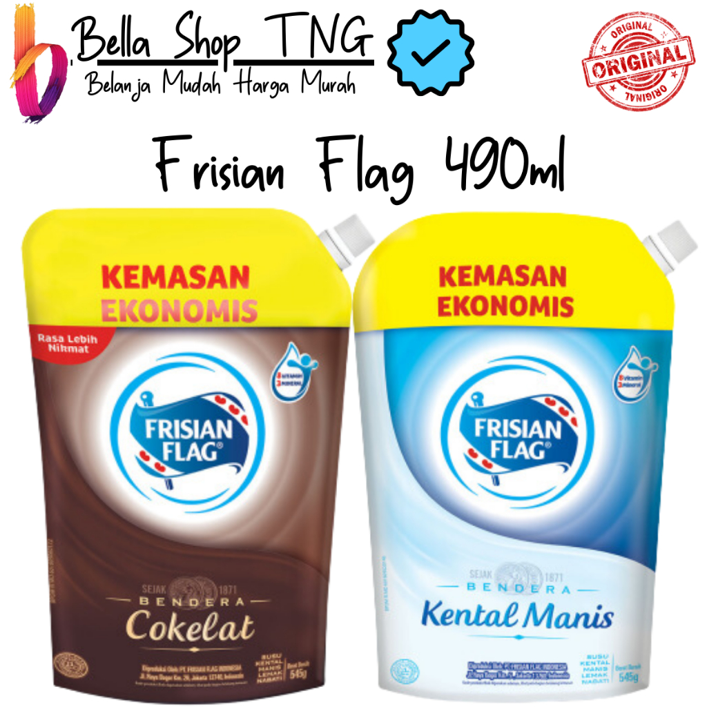 

FRISIAN FLAG Kental Manis Putih / coklat 545 gr