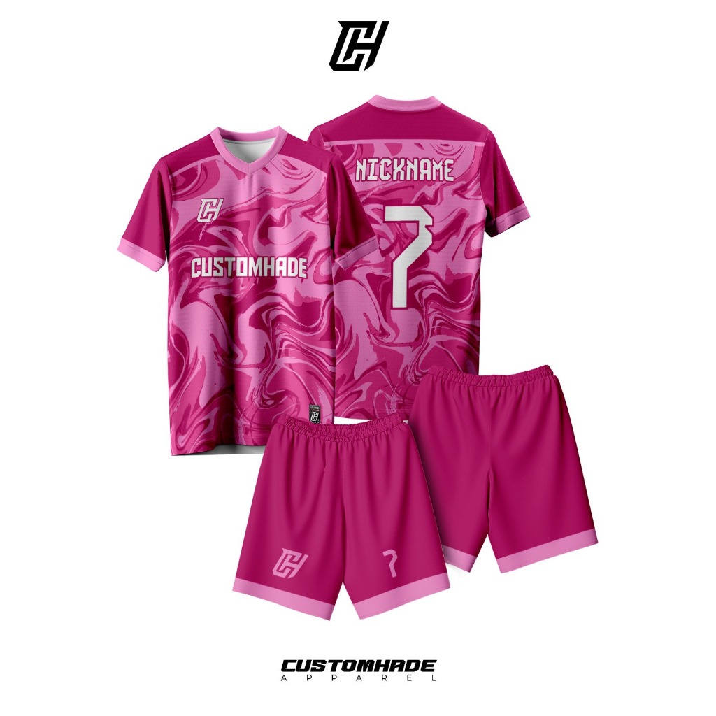 (Terbaru) Setelan Jersey Futsal Motif Keren,  Baju Volly Keren, Gratis Custom Nama, Full Printing