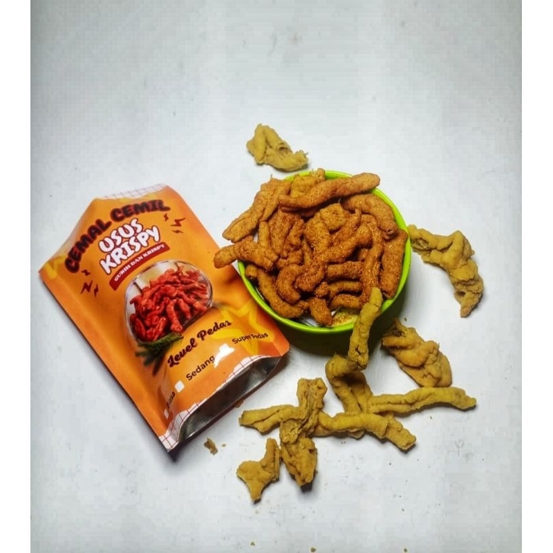 

Keripik Usus Krispy Kripsus Keripik Usus Ayam Pedas