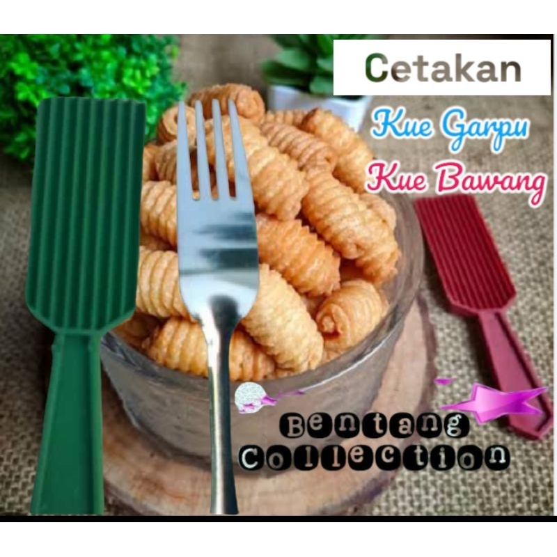 Cetakan Kue, Cetakan Kue Garpu, Cetakan Kue Bawang, 3 Pcs