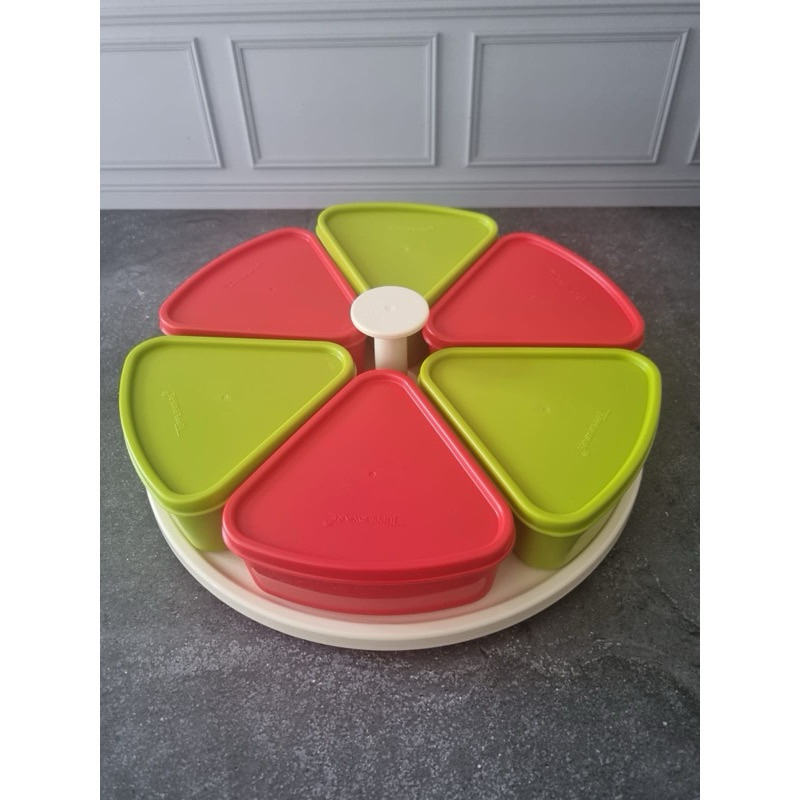 Toples mini putar tupperware