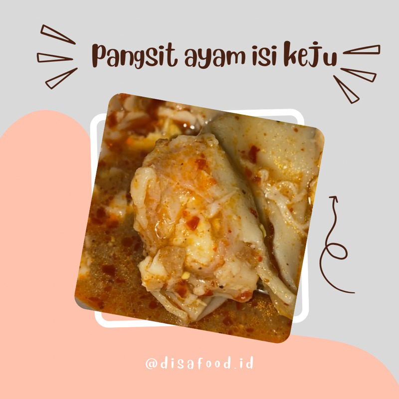 

pangsit ayam isi keju