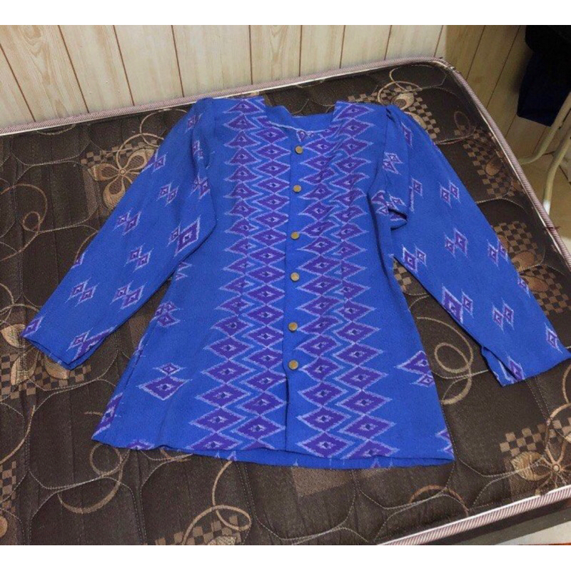 setelan kebaya batik wanita rok plisket bekas formal