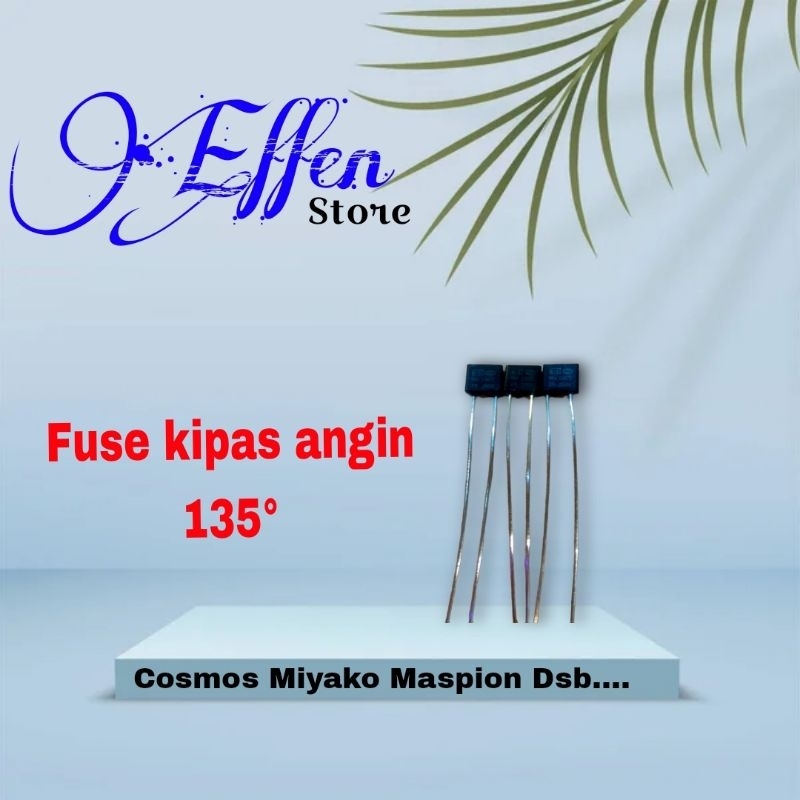 TERMO FUSE DINAMO KIPAS ANGIN 130° 2A sikring kipas angin universal