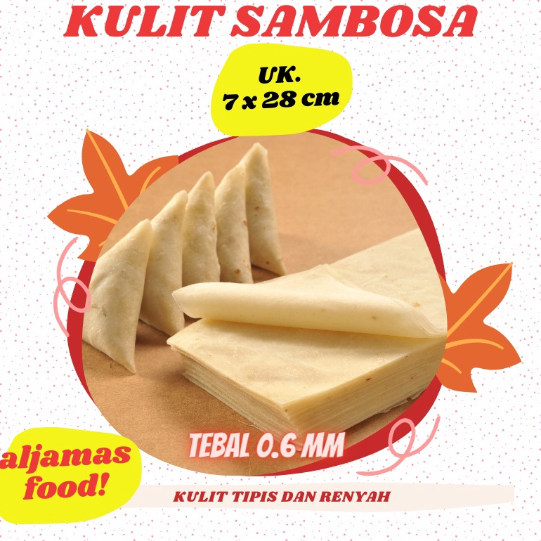 

HMM586 Star 66 Kulit Sambosa uk 7x28 isi 5 lembar