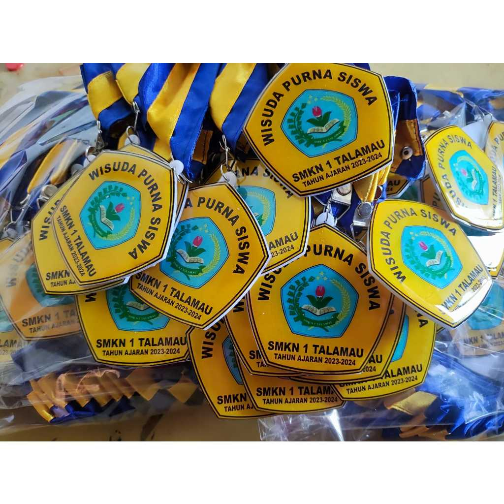 Kalung Wisuda/Kalung Medali Gordon Wisuda LAPIS RESIN