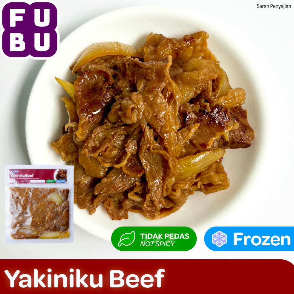

NRD535 COD FUBU Yakiniku Beef Sapi Manis Asin ala Jepang Satu Porsi Lauk Instan Frozen Food
