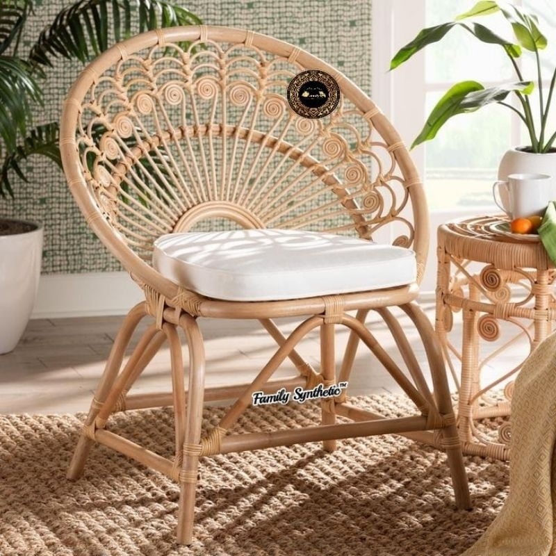 Kursi Teras Rotan | Kursi Teras Aestetic Rotan Asli Standart Eksport Murah