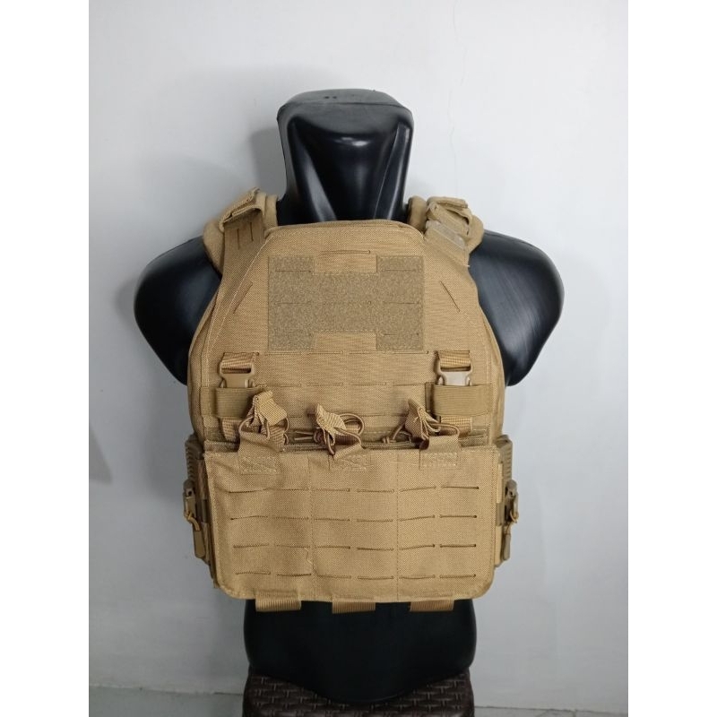 BODY VEST COKLAT TACTICAL GURUN PREMIUM