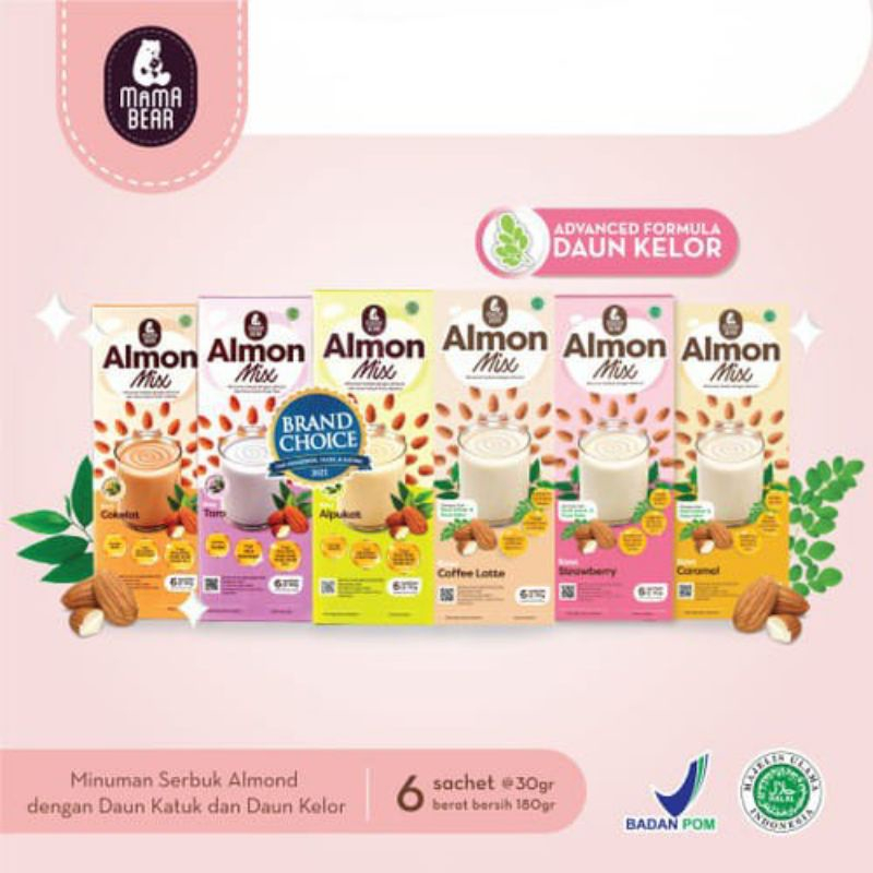 

MamaBear ASI Booster Almon Mix Plus Daun Katuk