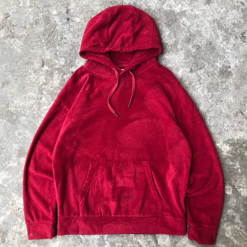 HOODIE TOPTEN POLAR FLEECE MAROON