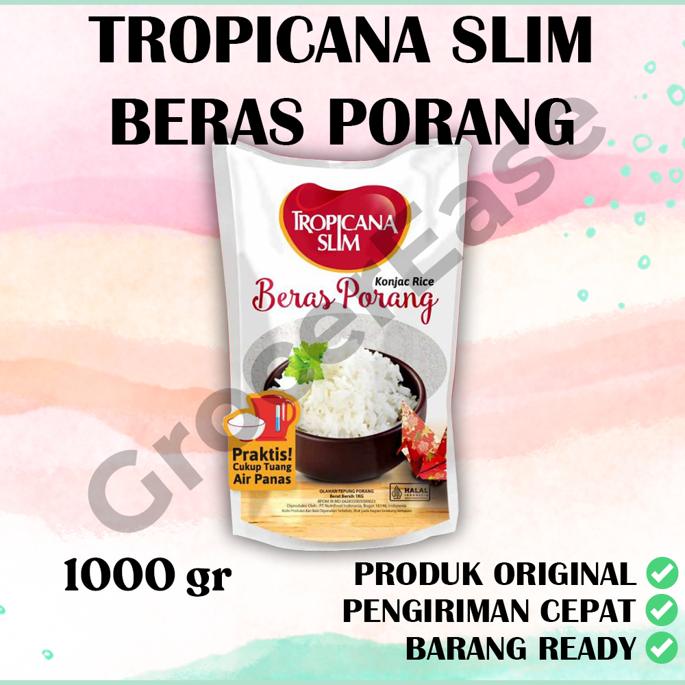 

TROPICANA SLIM BERAS PORANG RENDAH KALORI 1KG