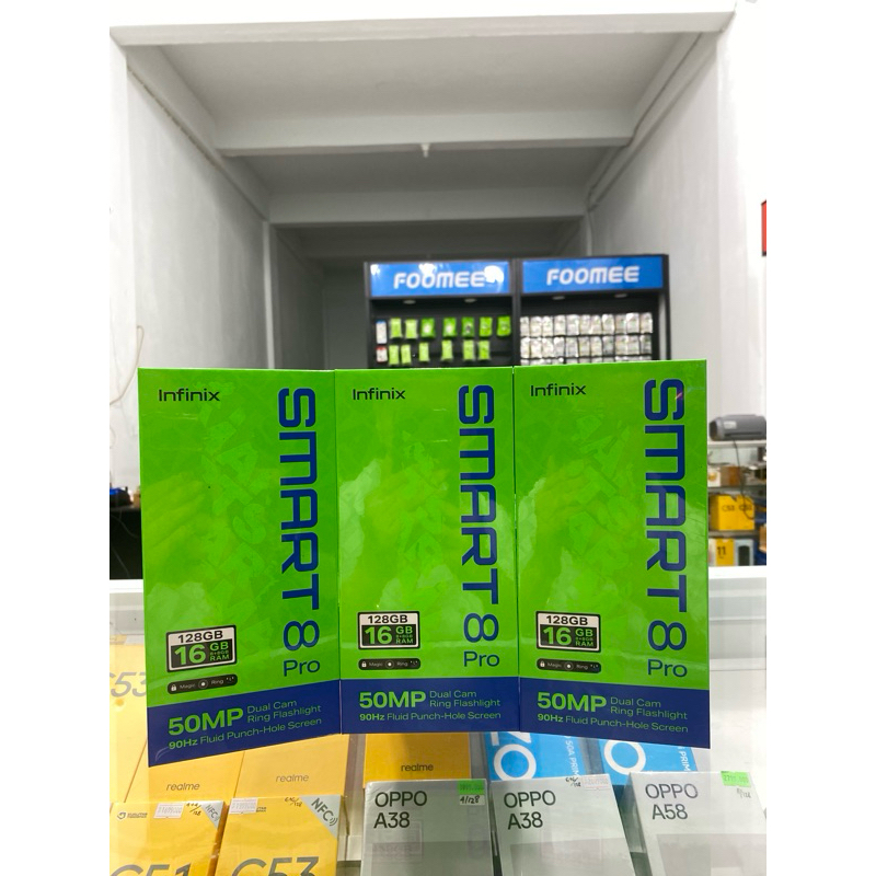 INFINIX SMART 8 PRO RAM 8GB+8GB/128GB GARANSI RESMI INFINIX INDONESIA