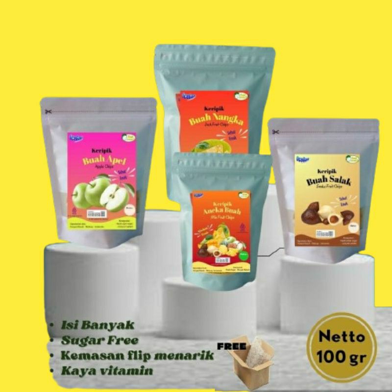 

SNACK KERIPIK BUAH SUGAR/Netto : 100 gram/ cemilan kekinian