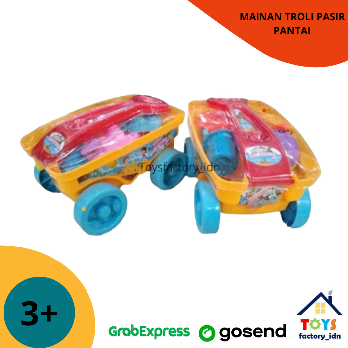 Mainan Troli Anak Trolley Pasir Pantai TPP 220