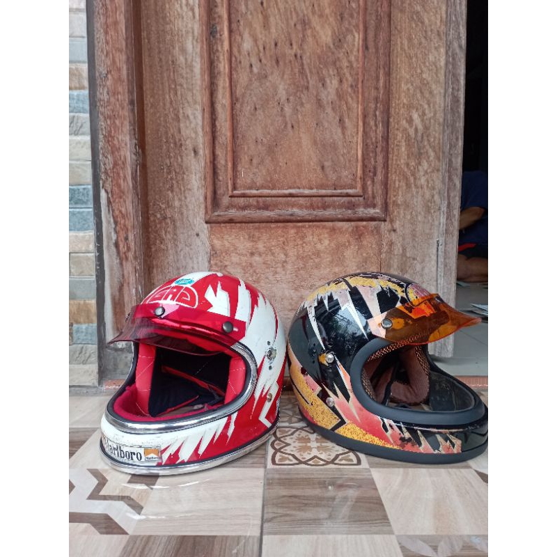 Helm Cakil retro Gag vigano kiwi KJP HBC semi drag Thailand