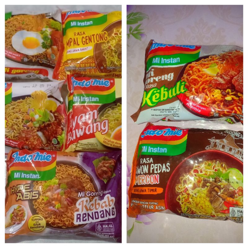 

Indomie goreng dan kuah aneka rasa