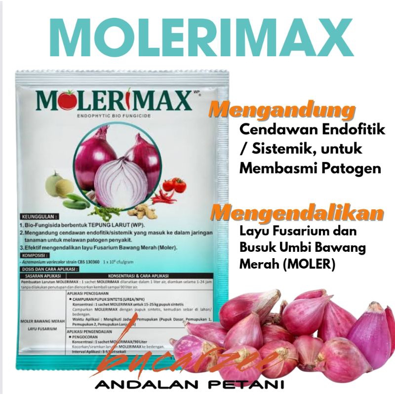 CPRZ MOLERIMAX Bio Fungisida Hayati Organik Busuk Umbi Bawang Merah