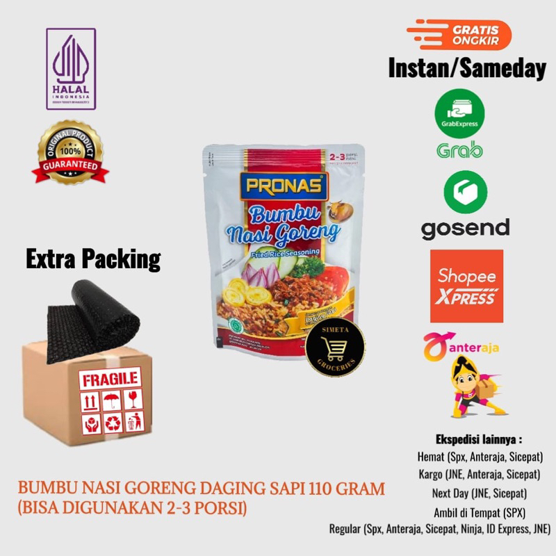 

Pronas Bumbu Nasi Goreng Beef 110gr