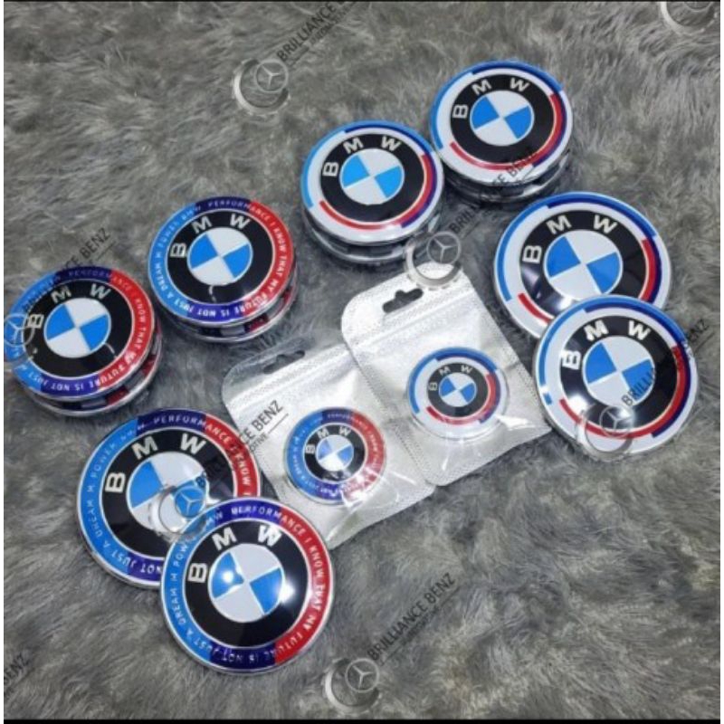 FULL SET EMBLEM LOGO BMW JAHRE 50 ANNIVERSARY BMW E46 E90 F10 F20 F30 G20 G30