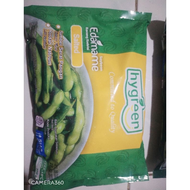 

Edamame Hygreen Soybeen gurih rendah garam