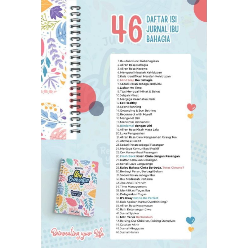 

Jurnal Ibu Bahagia (Pesanan Mba Tri)