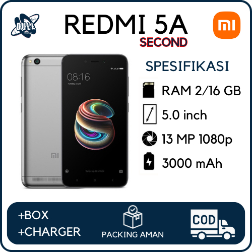 (SECOND) Xiaomi REDMI 5A RAM 2/16 GB