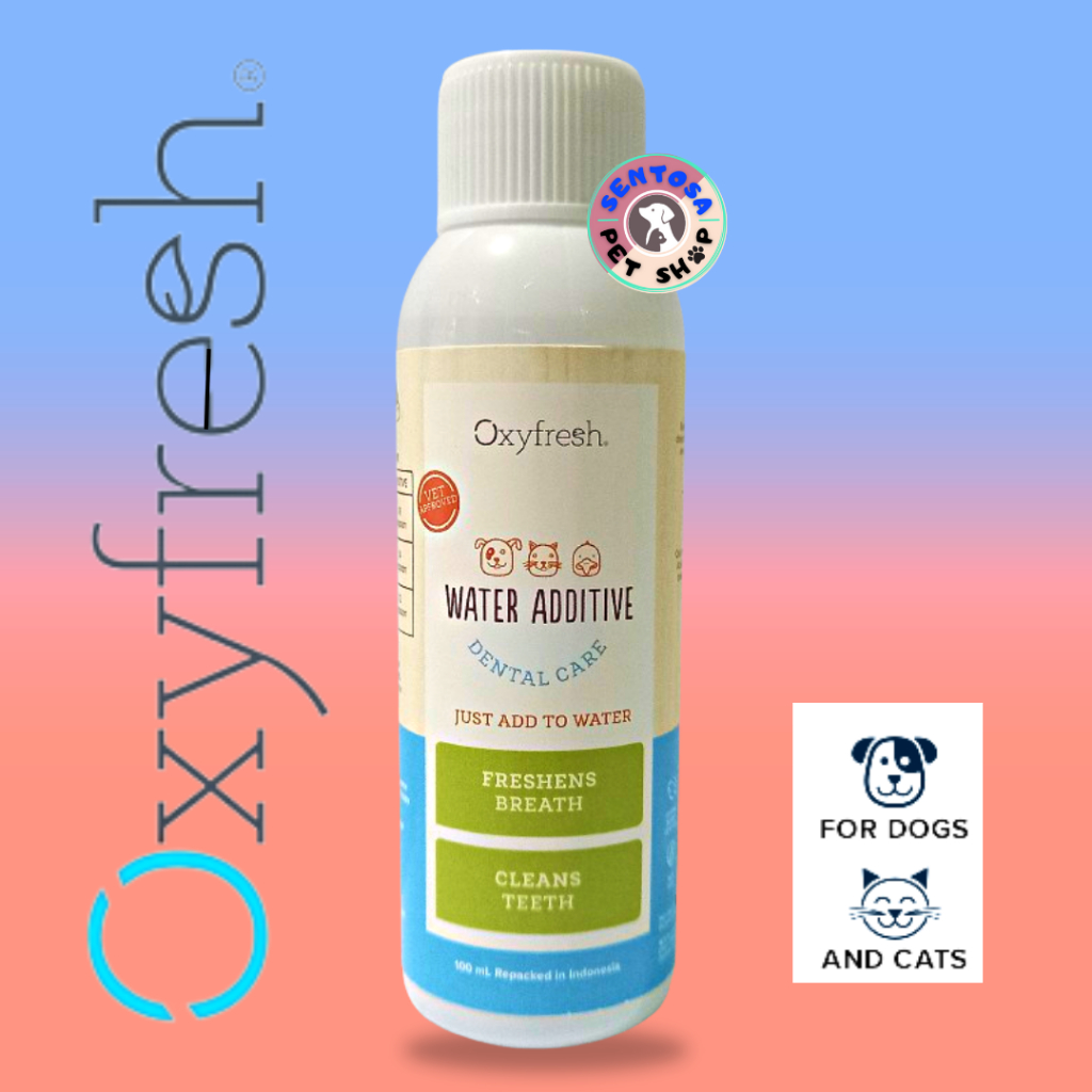 Oxyfresh Pet Water Additive 100 ml obat sariawan kucing / anjing