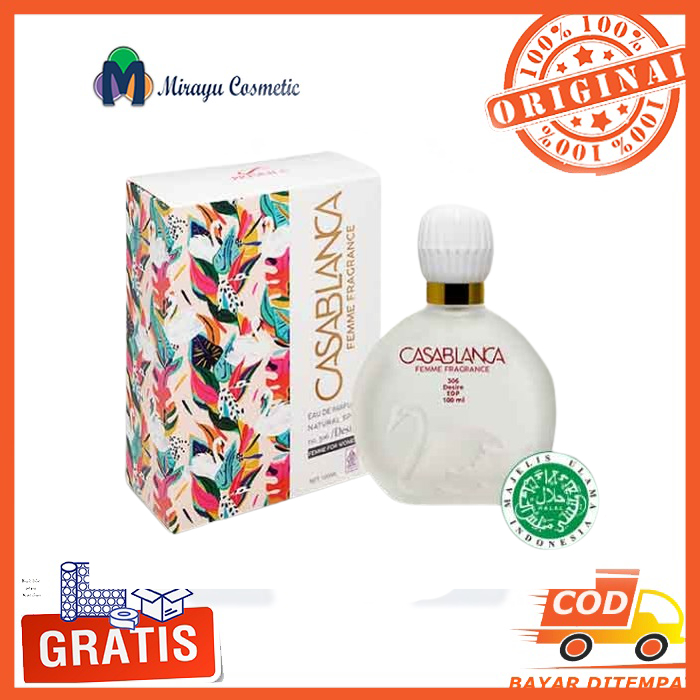 CASABLANCA EDP 306 Swan Angsa Bebek 100ml Parfum Parpum Parfume Wanita Cewe Baru New