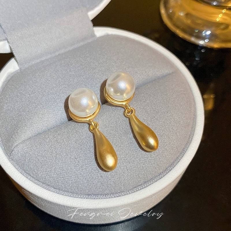 Anting Korea Mutiara Gold