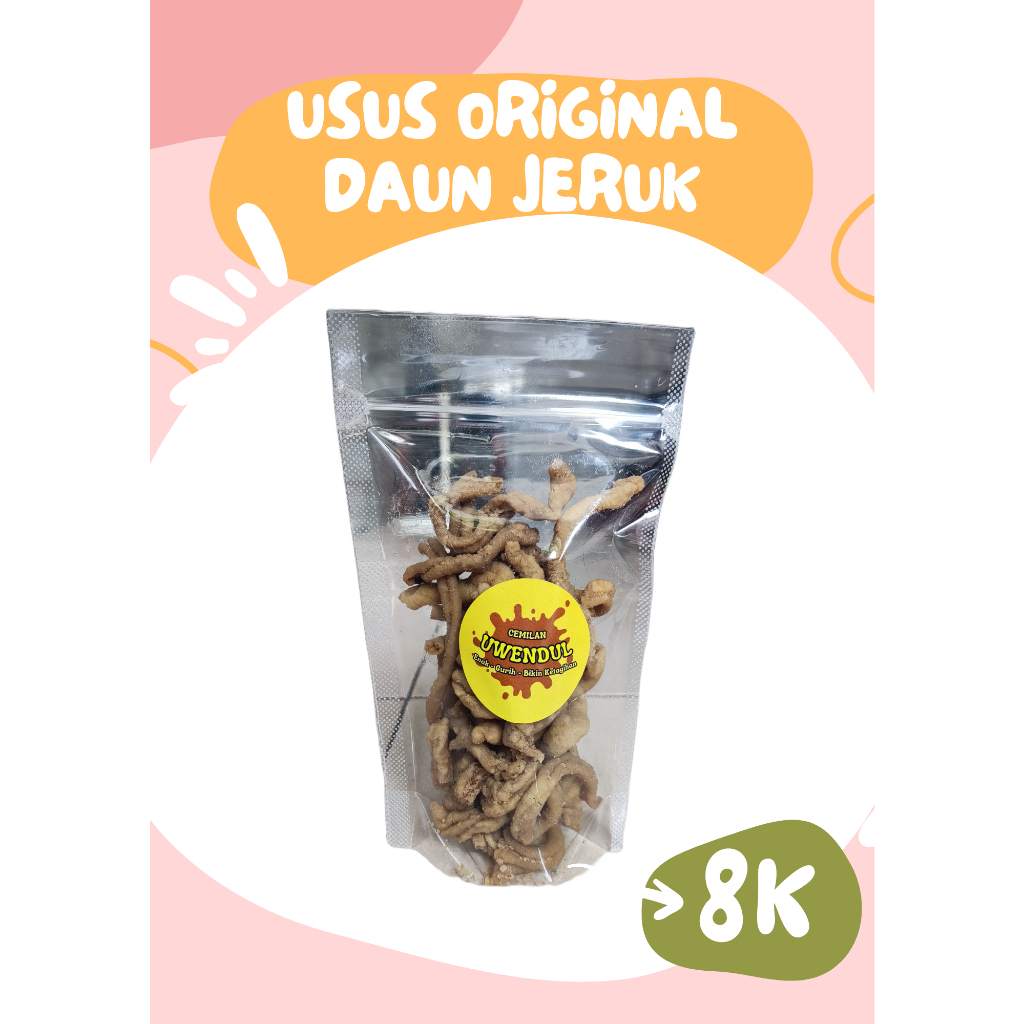 

Keripik usus ayam super kemasan 100gr gurih renyah enak