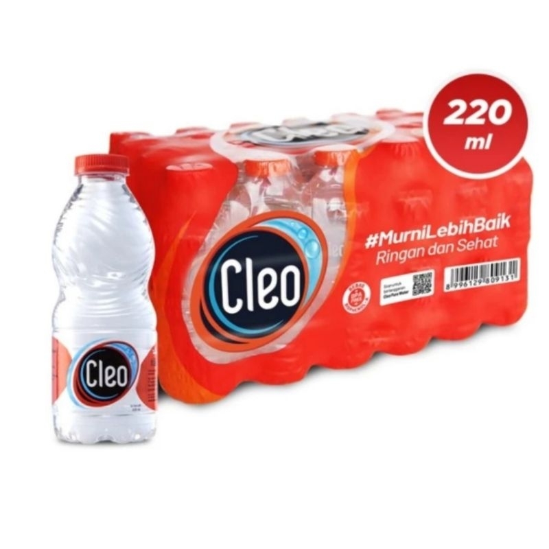 

Cleo Mini Air Minum/Mineral 220ml isi 24 botol