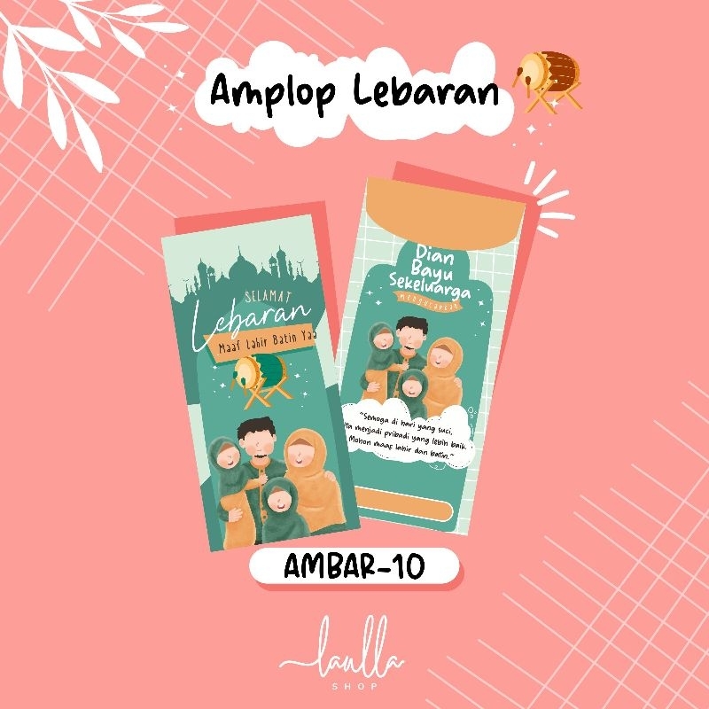 

Amplop lebaran custom