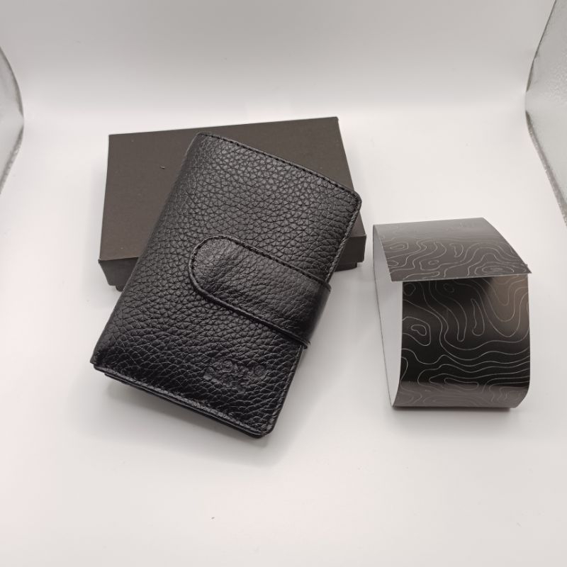 dompet kartu kulit sapi asli/dompet kartu kancing mb/dompet kartu kulit sapi asli pria&wanita