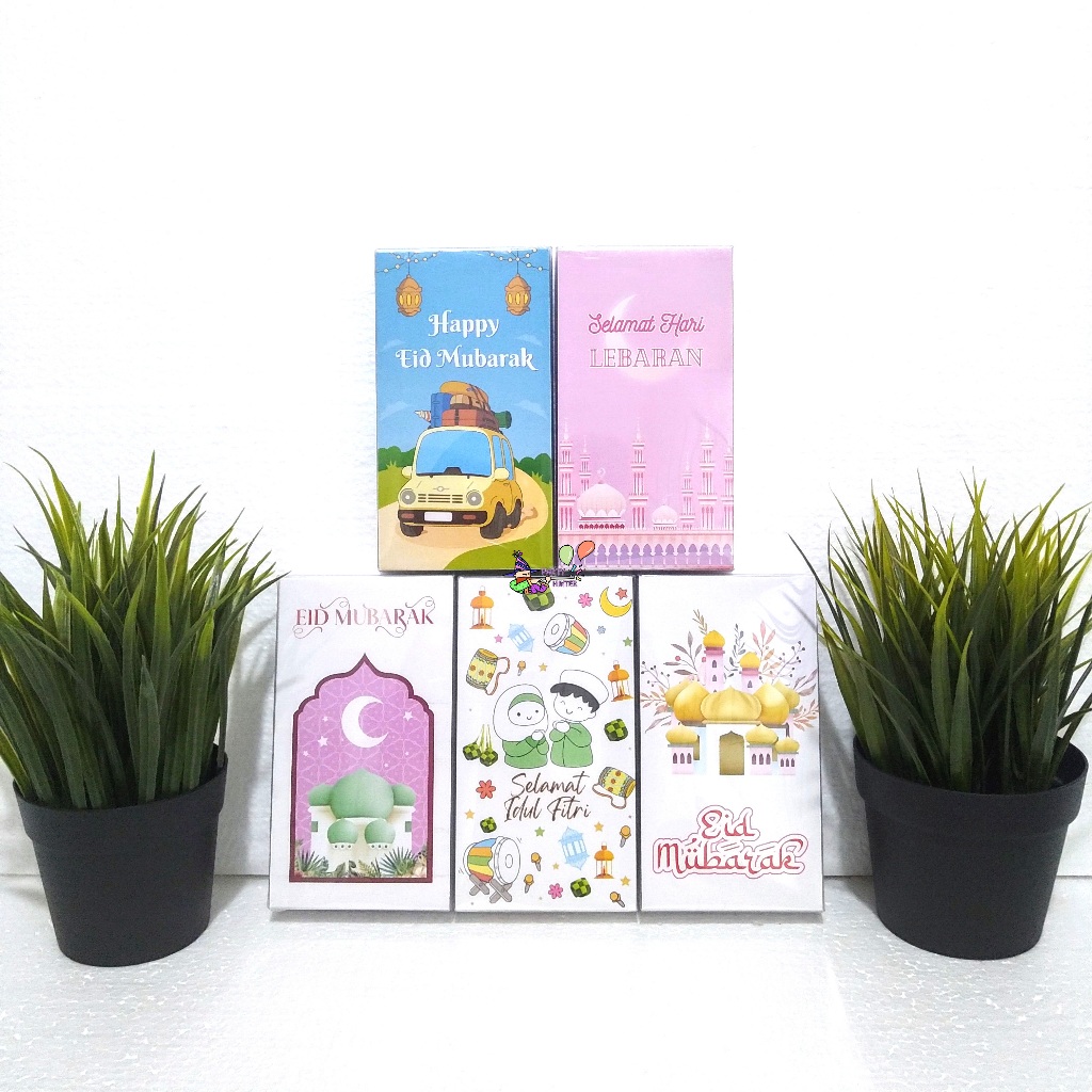 

Amplop / Angpao Lebaran/ Idul Fitri Exclusive (L 15,5 cm x 8,2 cm, 5 pcs)